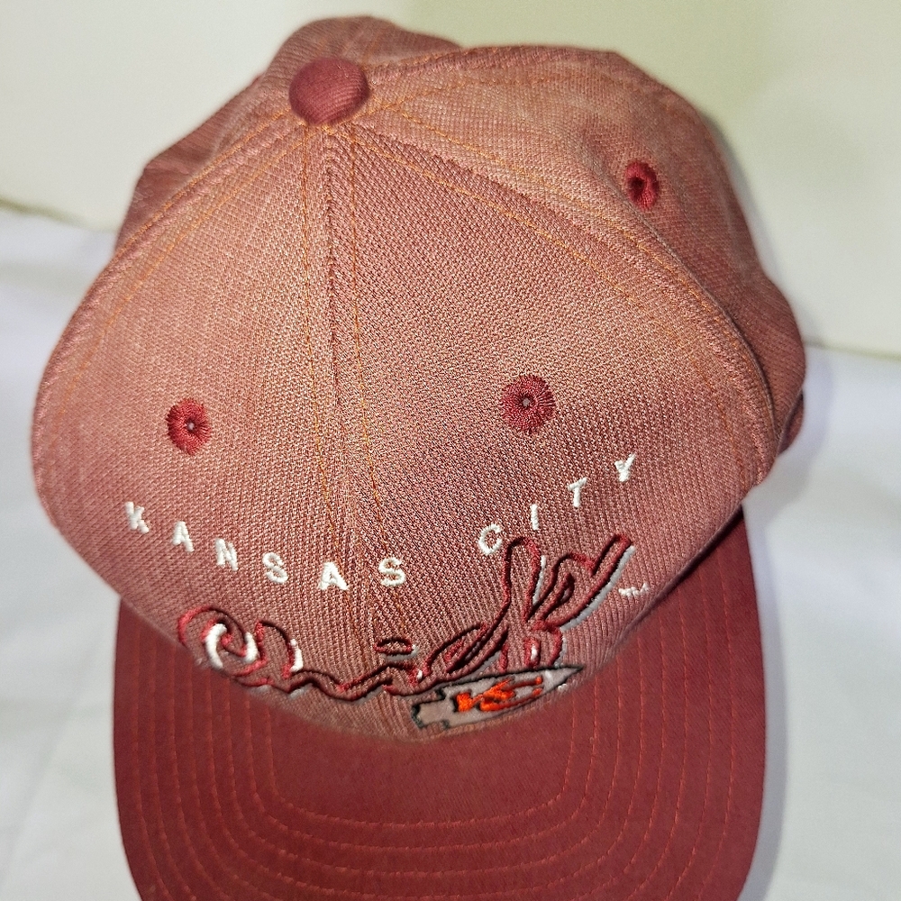 Vtg.American Needle brand"How About Them Chiefs"Kansas City Chiefs  snapback hat - Picture 2 of 7